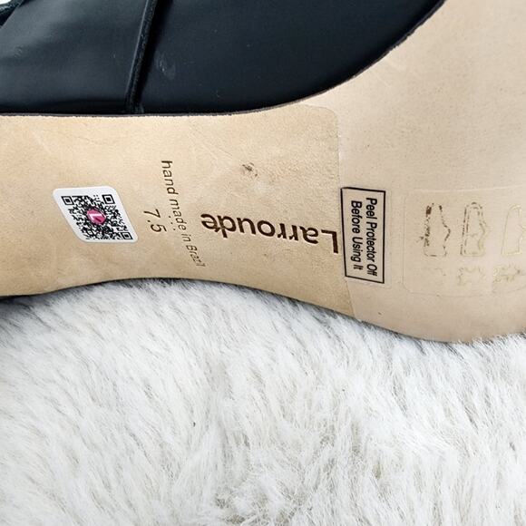 NEW Larroude Stewart Buckle Point Toe Ankle Bootie - Picture 13 of 13